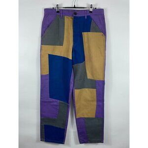 Vintage Comme Des Garcons SHIRT Multicolor Patchwork Denim Jeans M W34 C159
